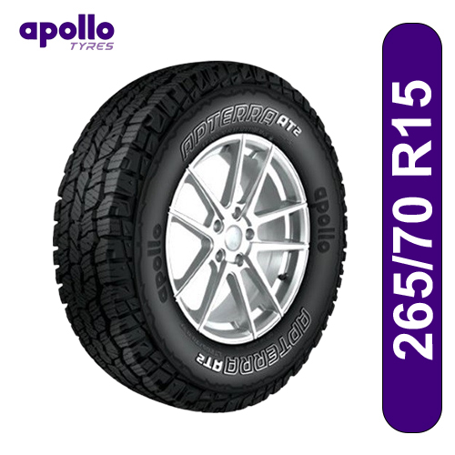 Apollo Apterra AT2 265/70 R15 112T Tubeless Car Tyre