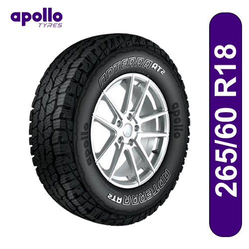 Apollo Apterra AT2 265/60 R18 110H Tubeless Car Tyre