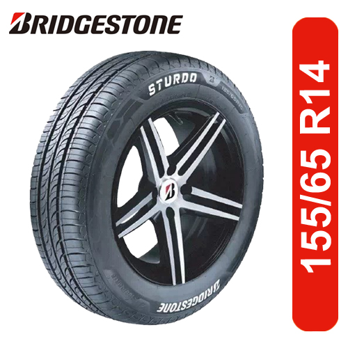 Bridgestone Sturdo 155/65 R14 75T Tubeless Car Tyre