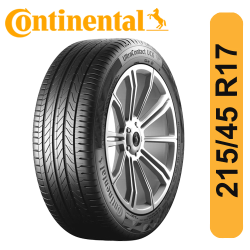 Continental UltraContact UC6 215/45 R17 87W Tubeless Car Tyre