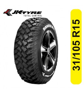 JK Ranger M/T 31/105 R15 Tubeless 109Q RWL Car Tyre