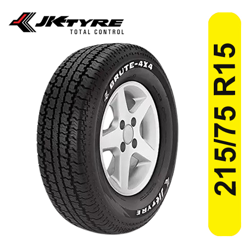 JK Brute 4X4 215/75 R15 S Tube Type 100S Car Tyre