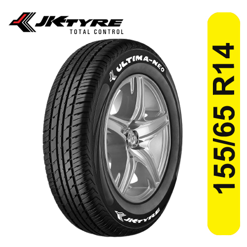JK Ultima Neo 155/65 R14 Tubeless 75T Car Tyre