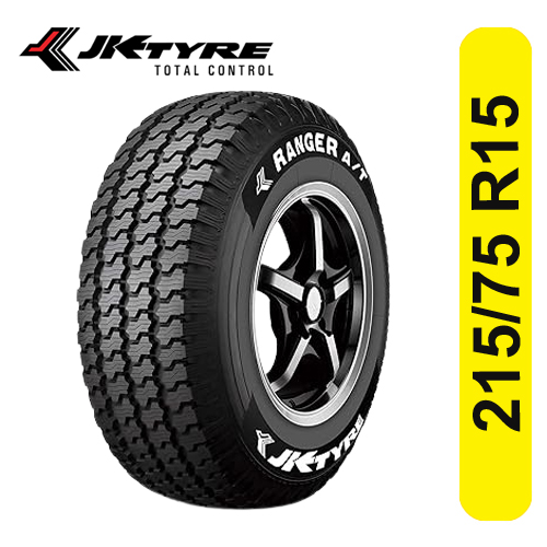 JK Ranger A/T 215/75 R15 Tubeless 100S Car Tyre
