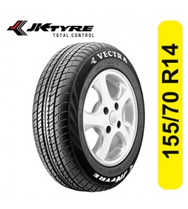 JK Vectra 155/70 R14 Tubeless 77T Car Tyre