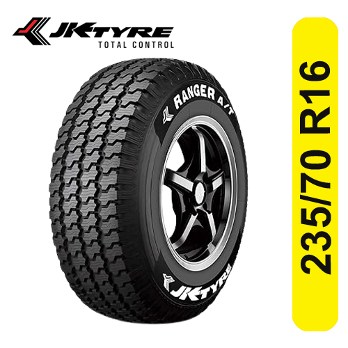 JK Ranger A/T 235/70 R16 Tubeless 105T RWL Car Tyre