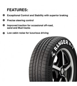 JK Ranger H/T 205/60 R16 Tubeless 92H Car Tyre