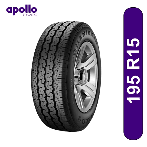 Apollo Quantum 195 R15 C 107/105S Tubeless Car Tyre
