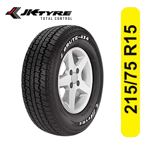 JK Brute 4X4 215/75 R15 S Tube Type 100S Car Tyre